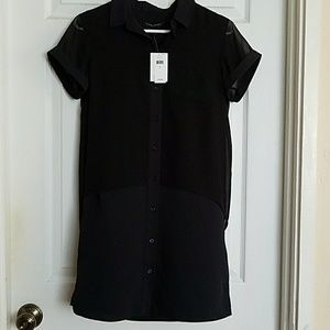 Banana Republic Button Down Shirt Dress, NWT